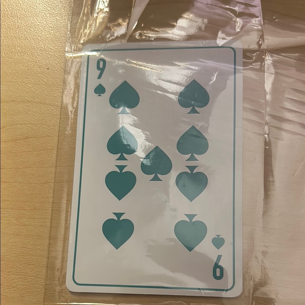 Christian Dior Card Game - White and Teal